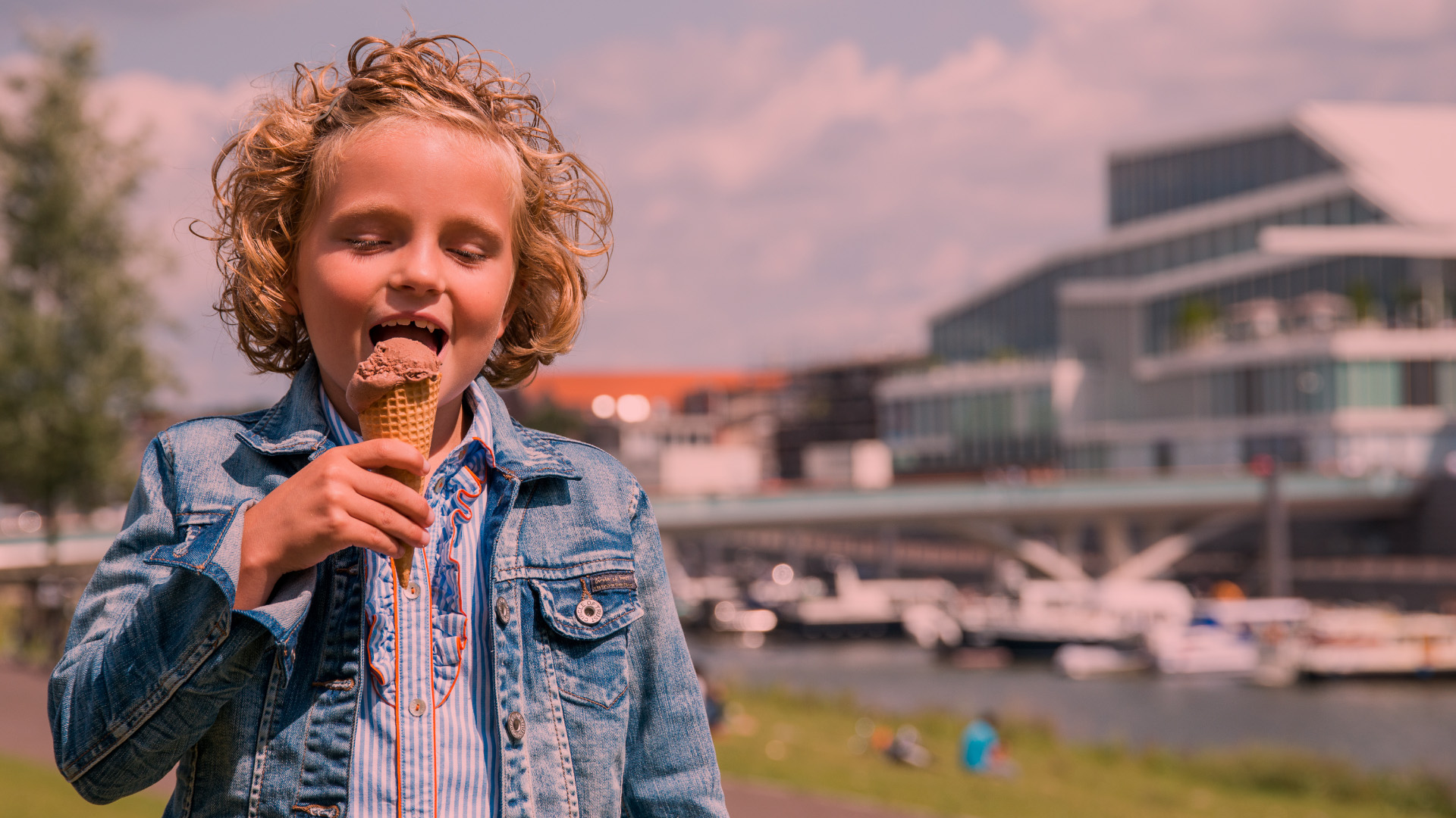 met kinderen